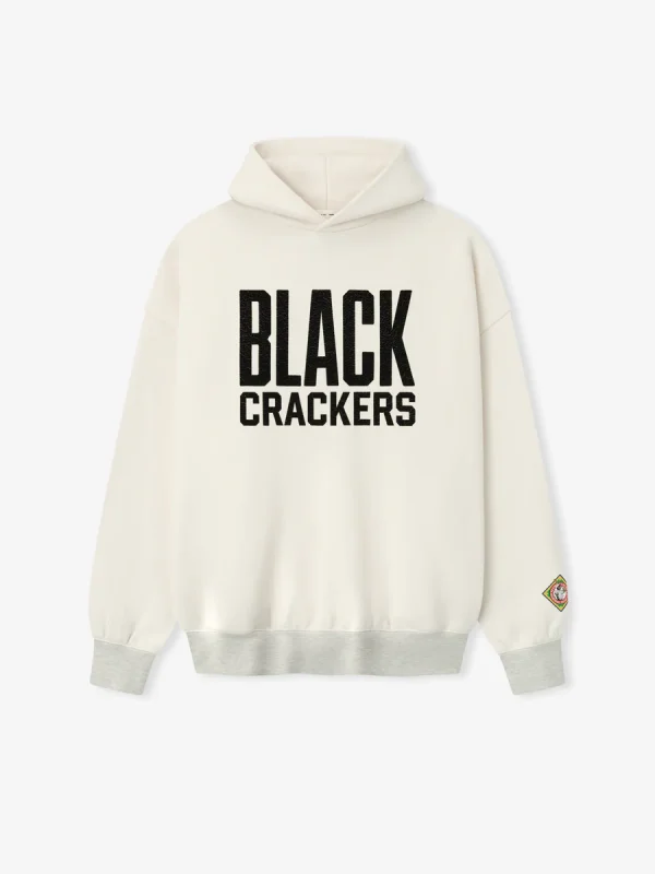 Essentials Fear of God Black Crackers Hoodie