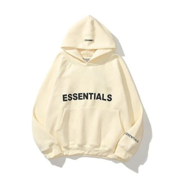 Essentials Cream Oversized Hoodie