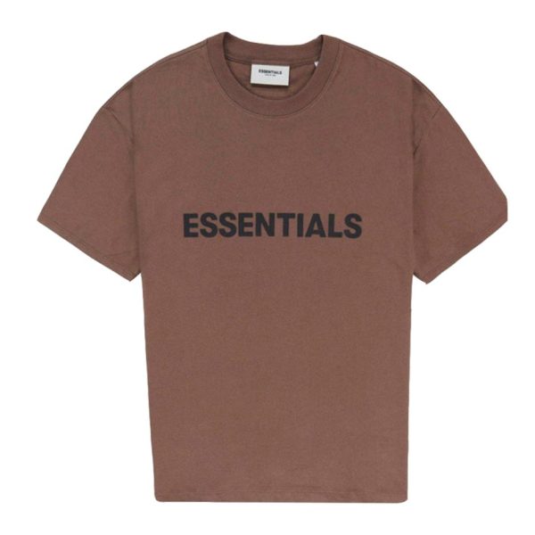 Essentials Brown T-Shirt Fear of God