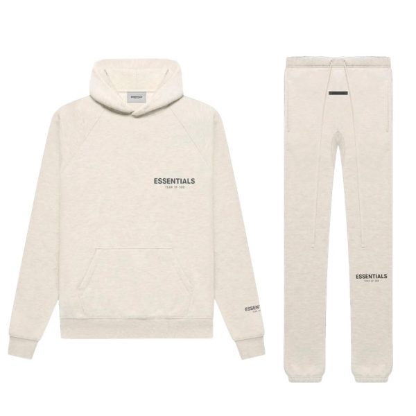 Fear of God Essentials Spring Beige Tracksuit