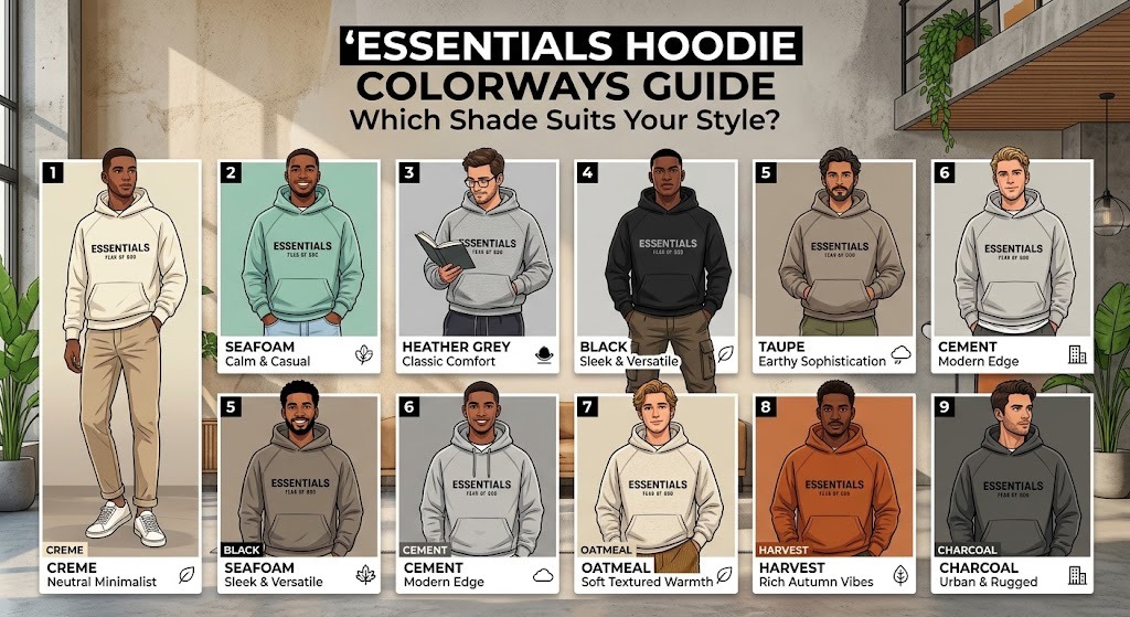 Essentials Hoodie Colorways Guide