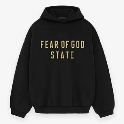 1977 Essentials Black Hoodie